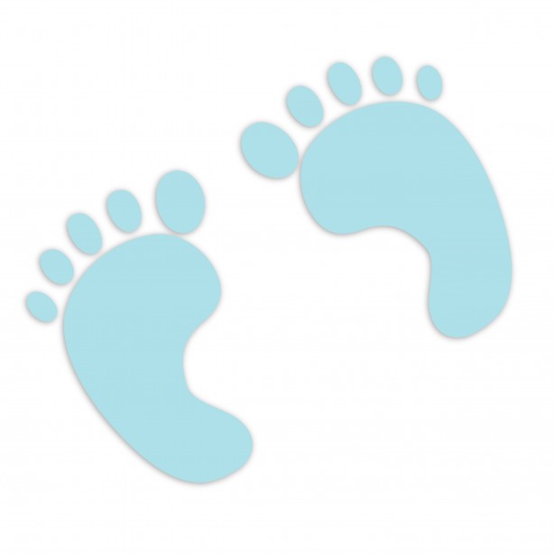  - Baby Footprints Clipart