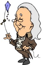 Benjamin Franklin With An Ide