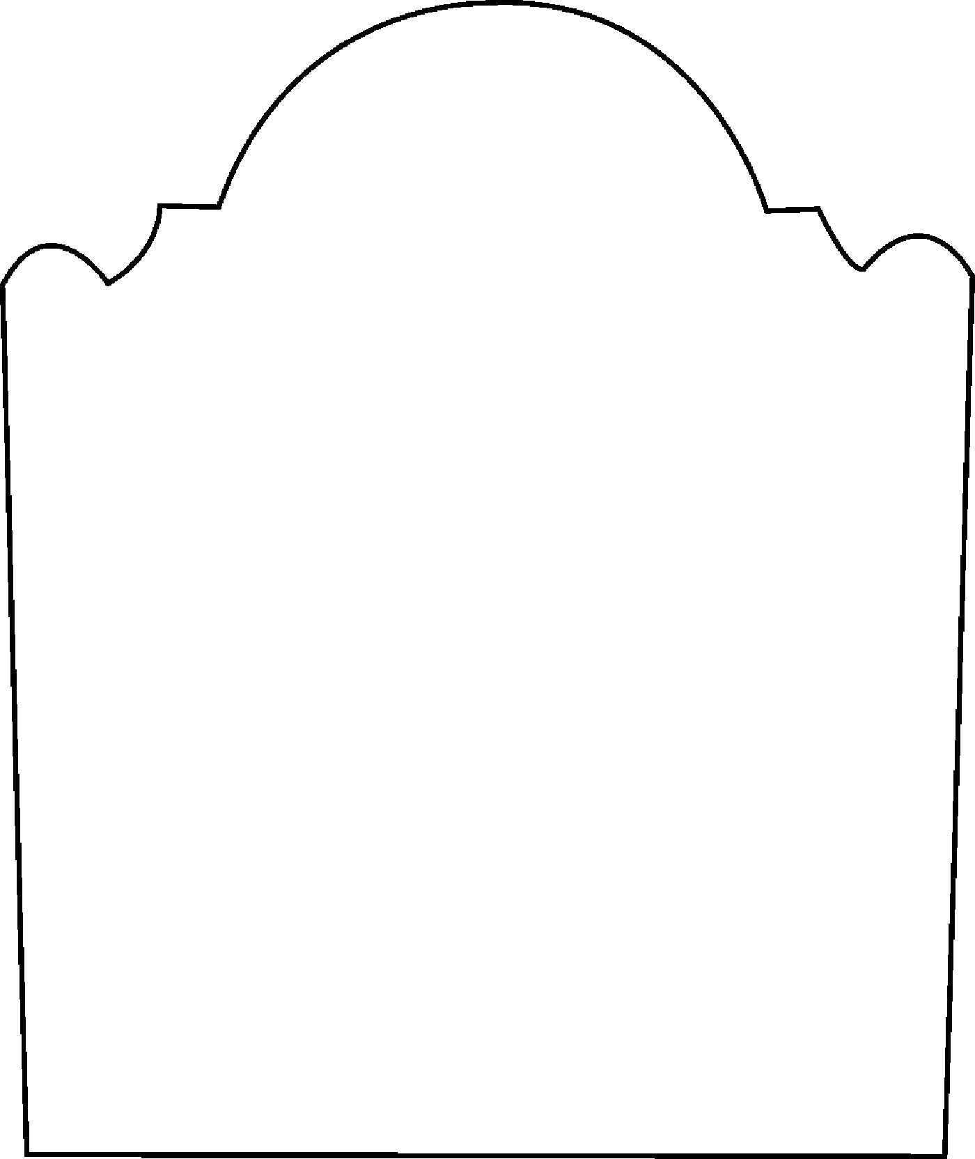  - Blank Tombstone Clipart