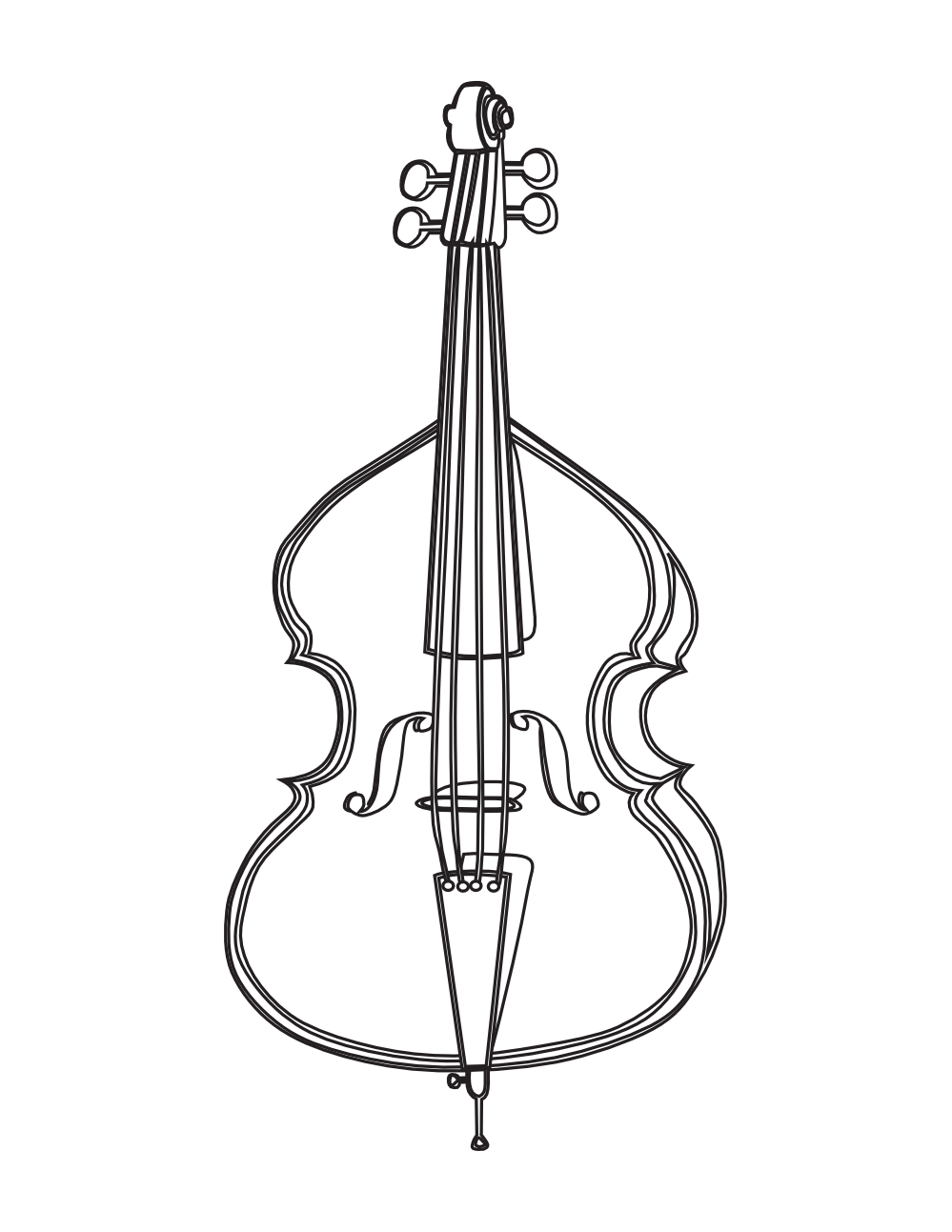  - Cello Clip Art