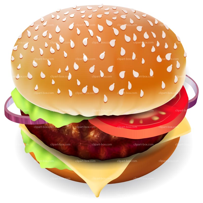 Cheese Burger clip art Free v