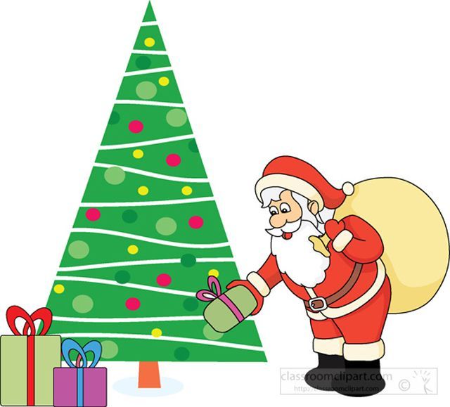 Cartoon Santa Claus Clip Art 