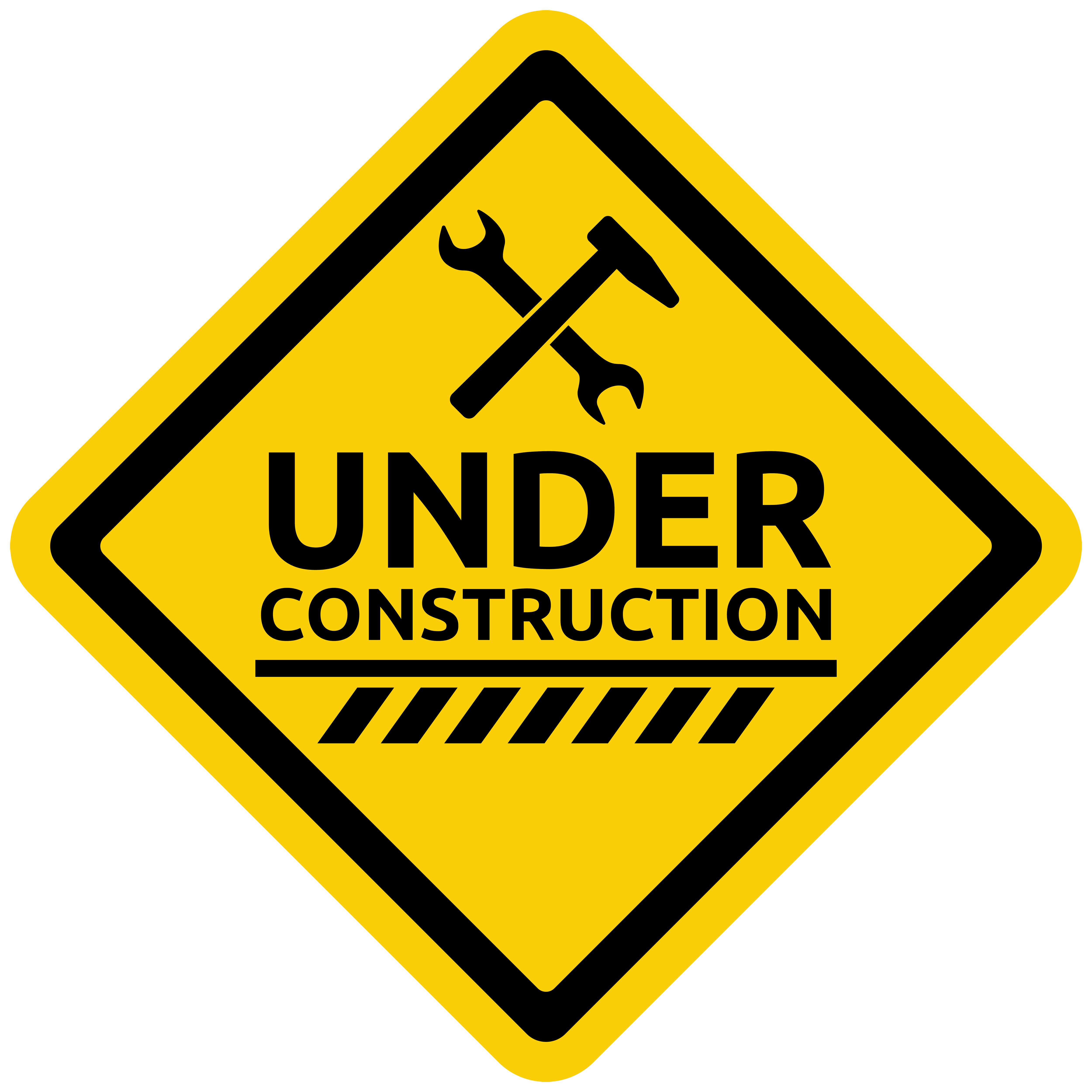 Construction Worker Holding E
