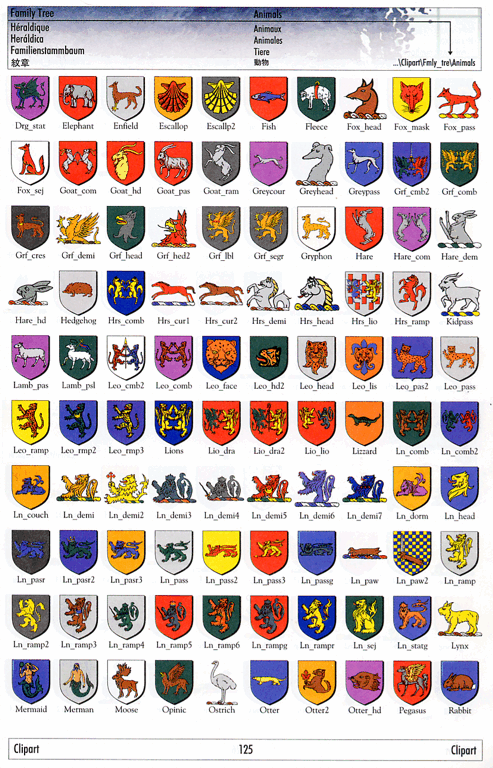 Corel Heraldry Clipart