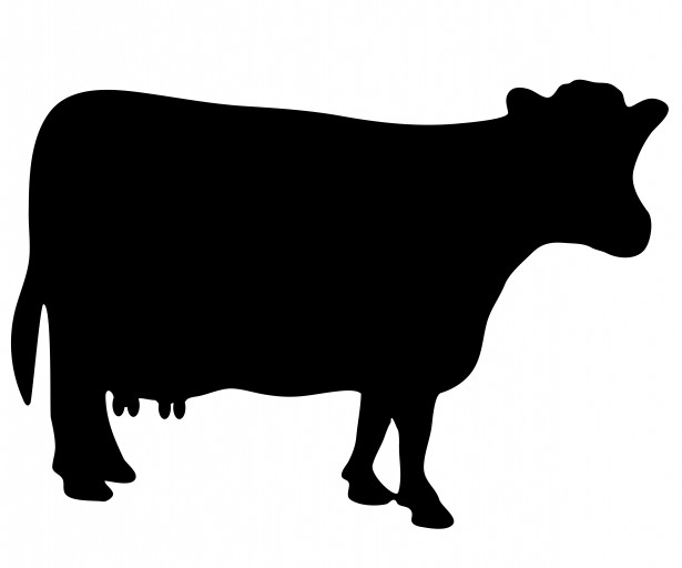 Cow Silhouette clip art
