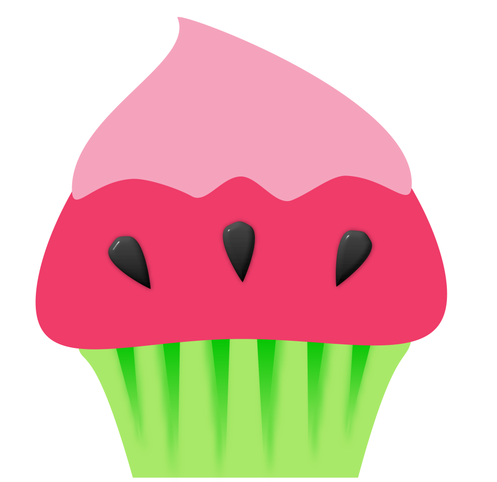  - Cute Cupcake Clipart