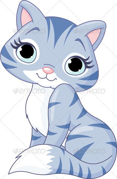  - Cute Kitten Clipart