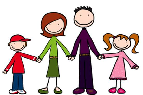 Clipart family of 5 clipartal