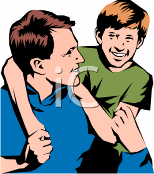  - Father And Son Clipart