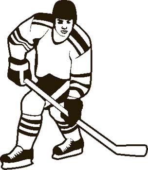 Hockey free sports clip art b