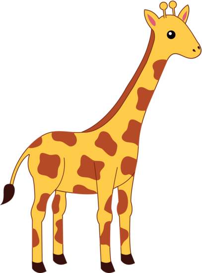 african giraffe clipart. Size
