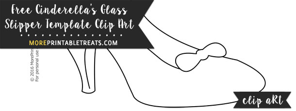  - Glass Slipper Clip Art