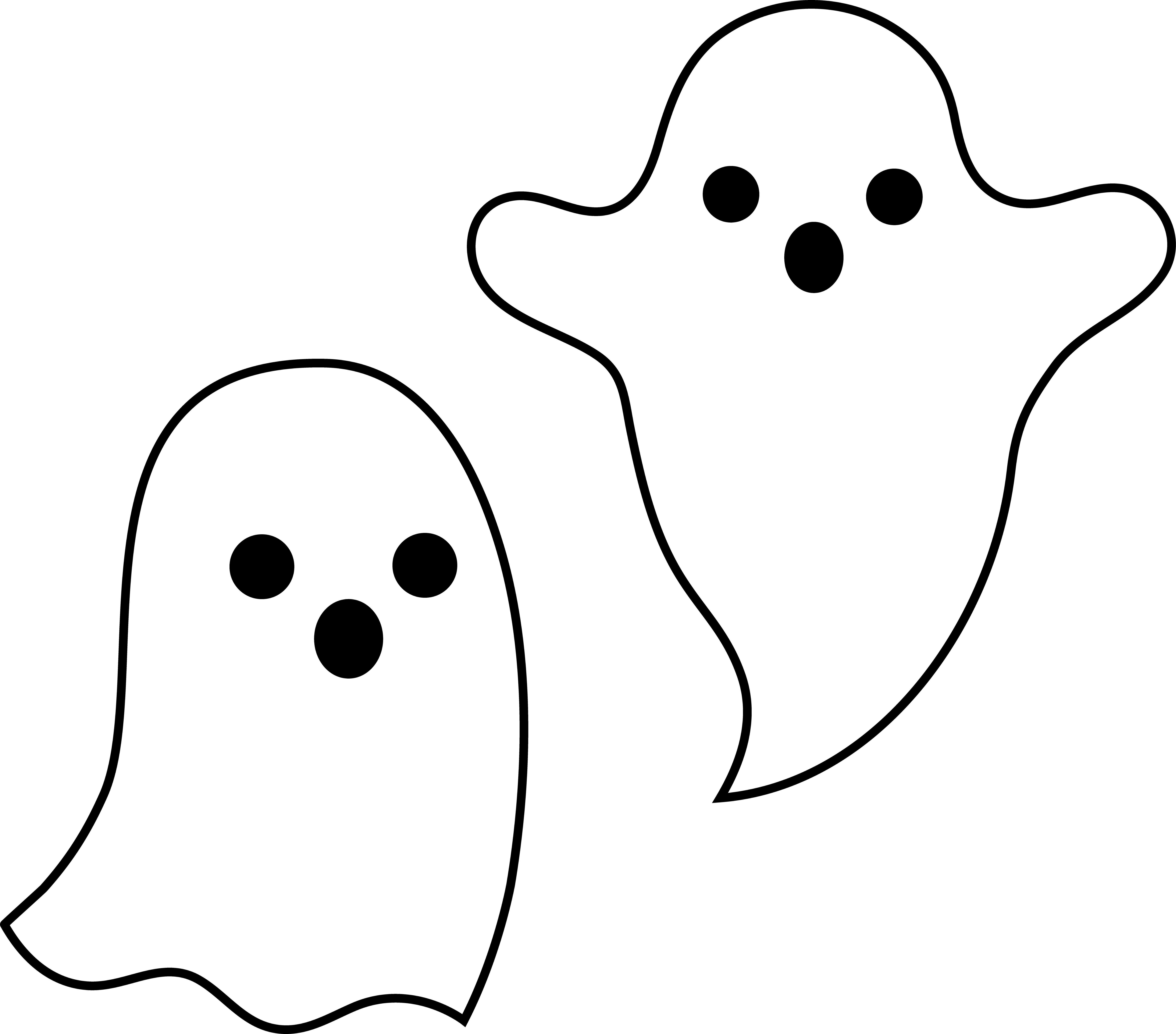  - Halloween Ghost Clipart