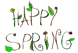 ... Happy Spring Clip Art - c