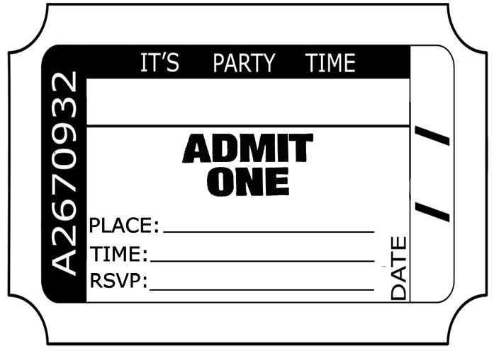 Free Party Invitation Clipart