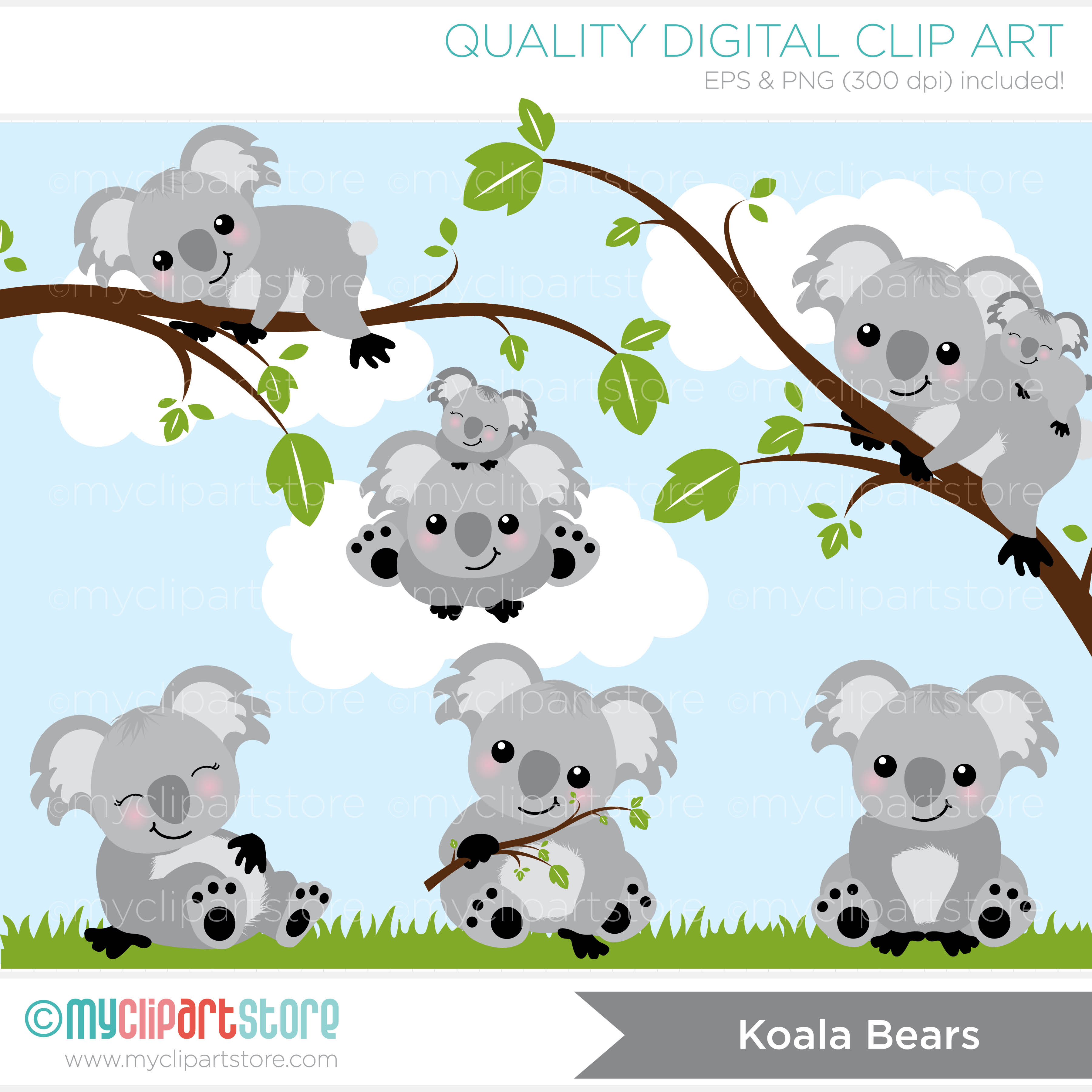  - Koala Bear Clipart
