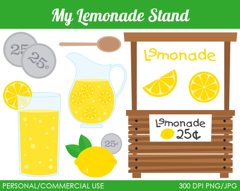  - Lemonade Stand Clipart