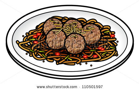 clip art spaghetti and meatba
