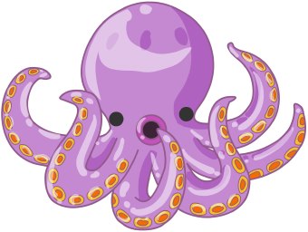  - Octopus Clipart