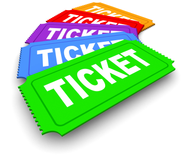 Red Raffle Tickets Clipart Ca