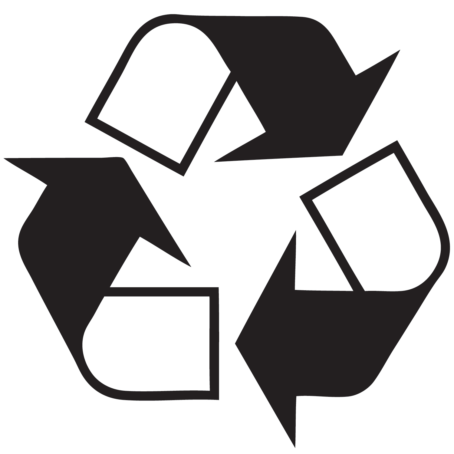 Recycle clip art free vector 