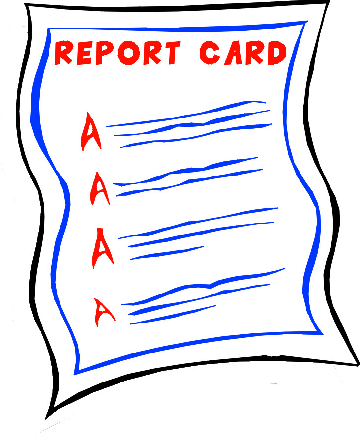  - Report Card Clipart