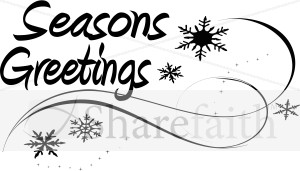  - Seasons Greetings Clipart