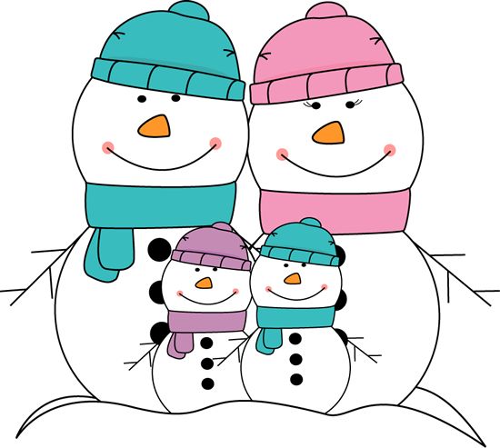 Snowman Family Clipart Images