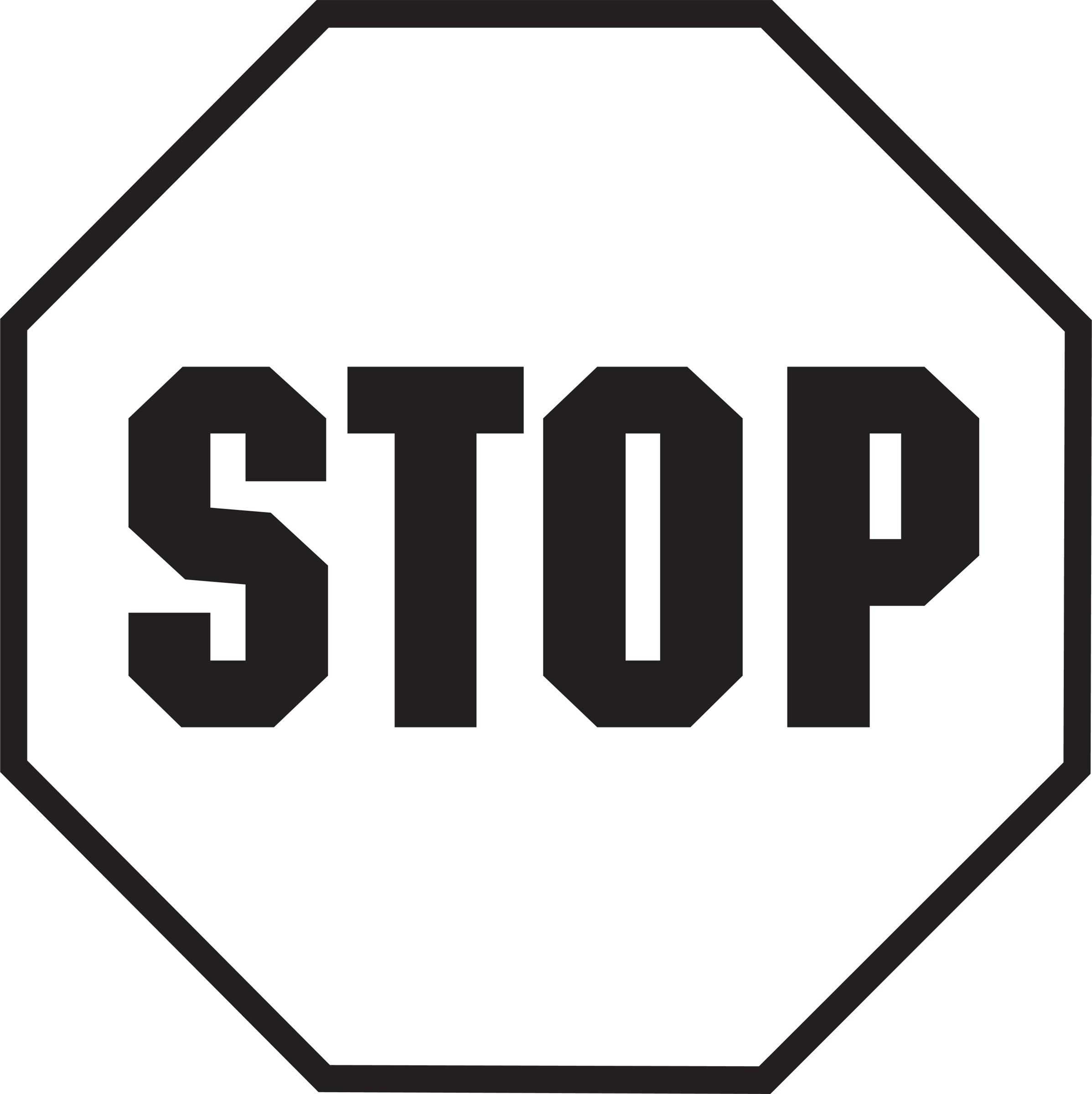  - Stop Signs Clip Art