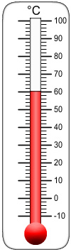 Blank thermometer clip art .