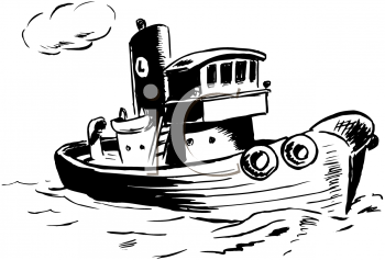  - Tugboat Clipart