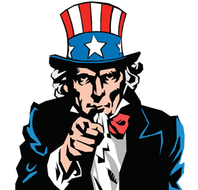 (RF) Uncle Sam Clipart