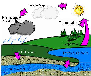  - Water Cycle Clipart