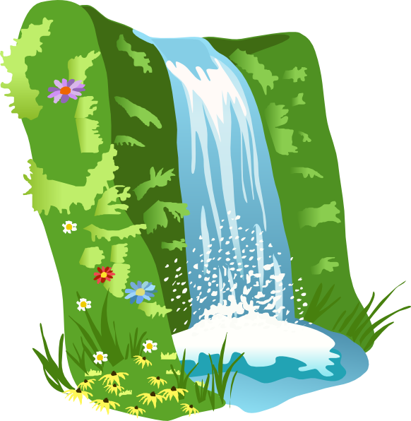 Waterfall Ground PNG Clipart 