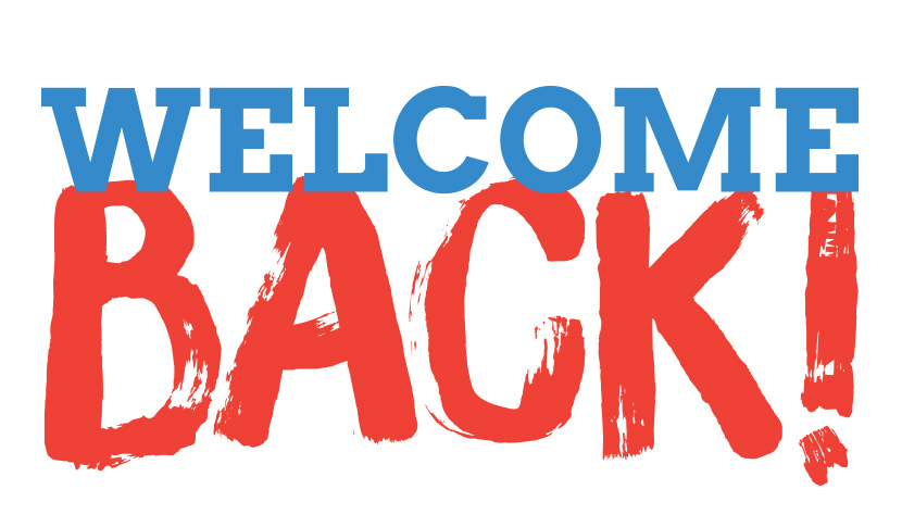  - Welcome Back Clipart