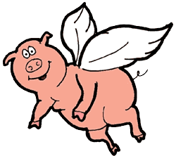 Flying Pig Clip Art