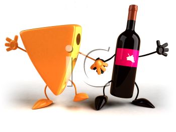 0511 1001 0302 1005 3d Wine And Cheese Clipart Image Jpg