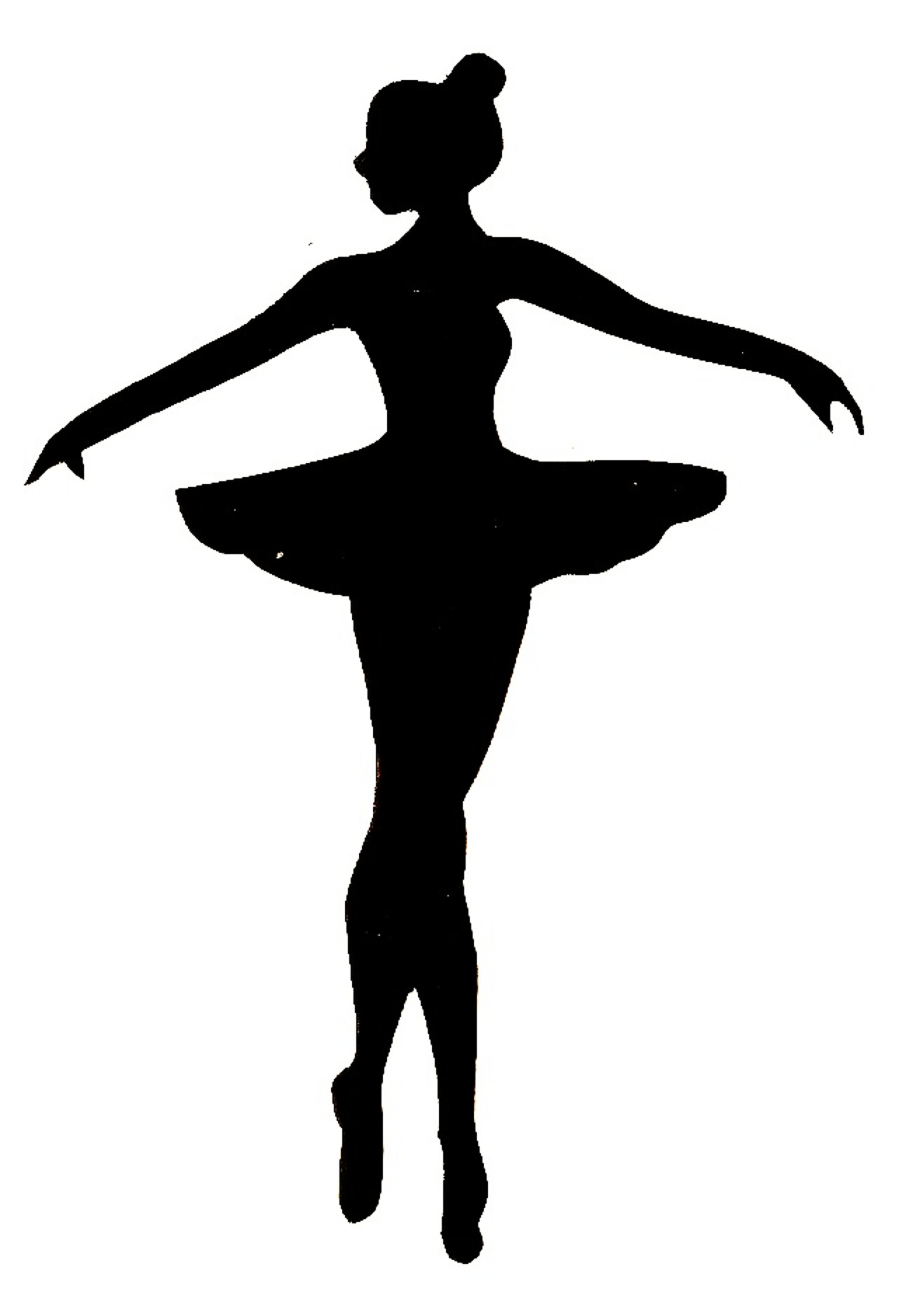 Silhouette Ballerinas Clip Ar