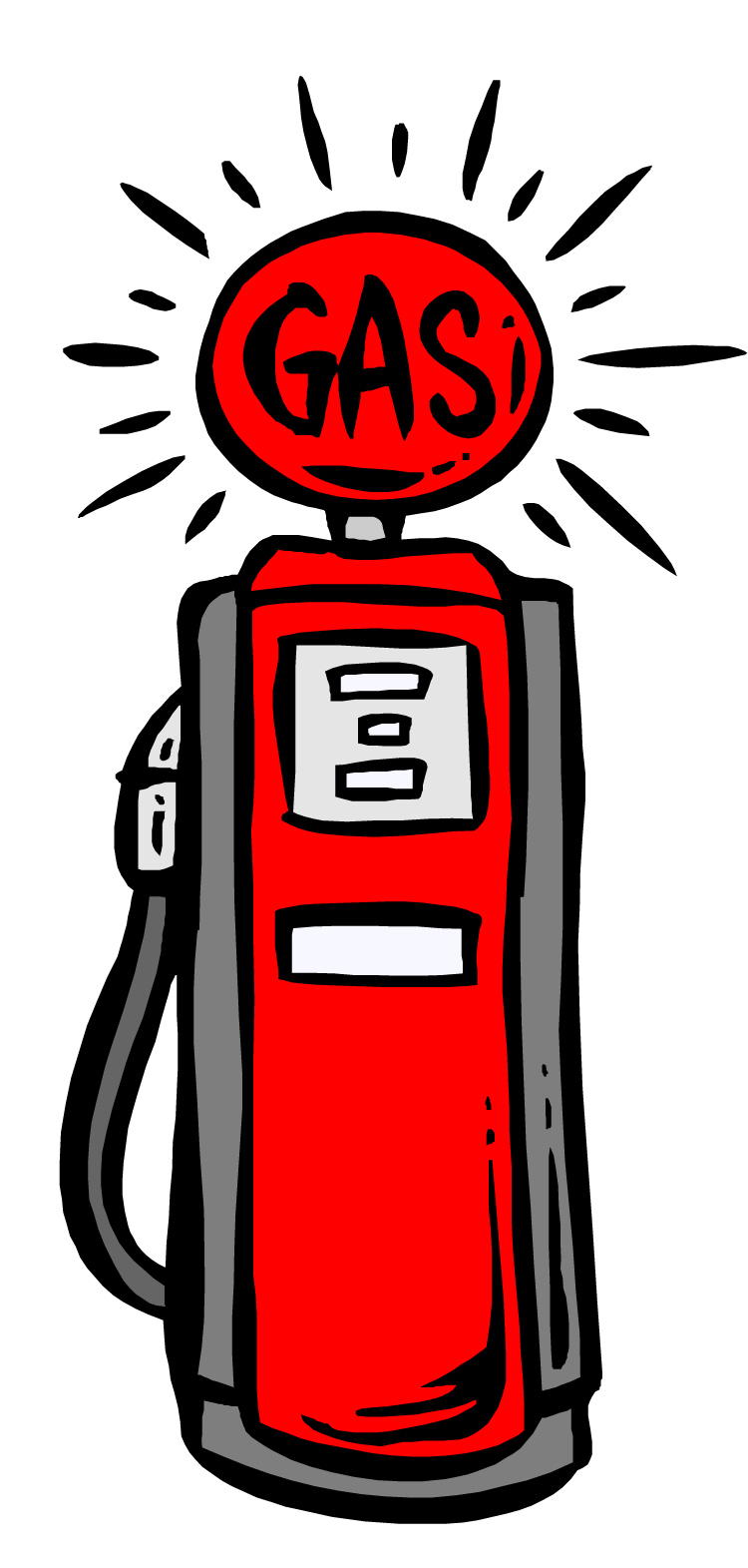 Gas Pump - Red Gas Pump