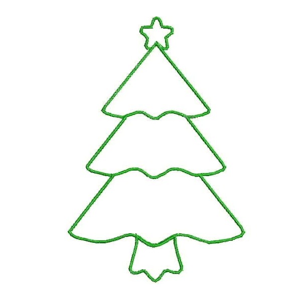 10 Christmas Tree Outline Cli - Christmas Tree Outline Clip Art