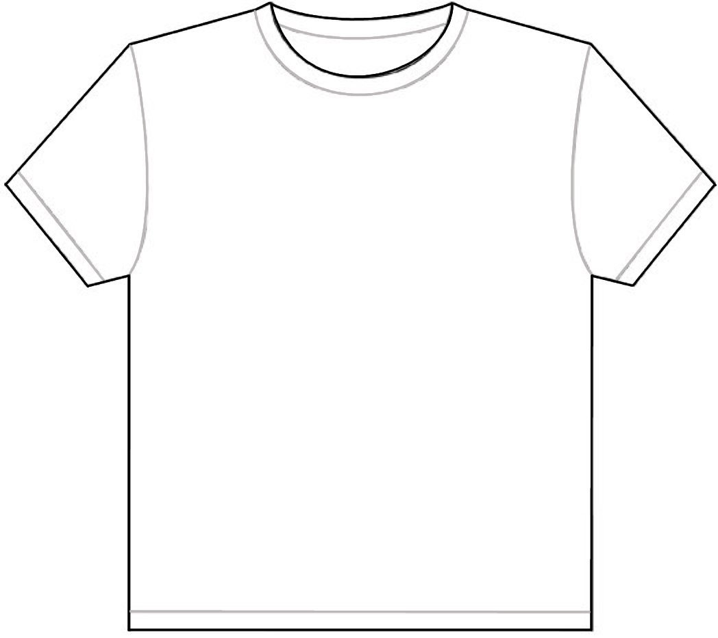 T shirt clip art of a shirt c