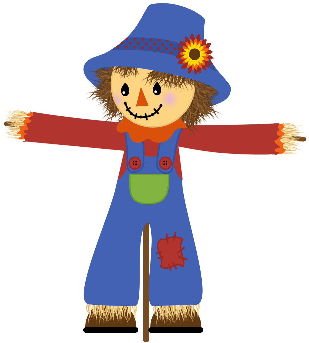 Scarecrow clipart scarecrow c