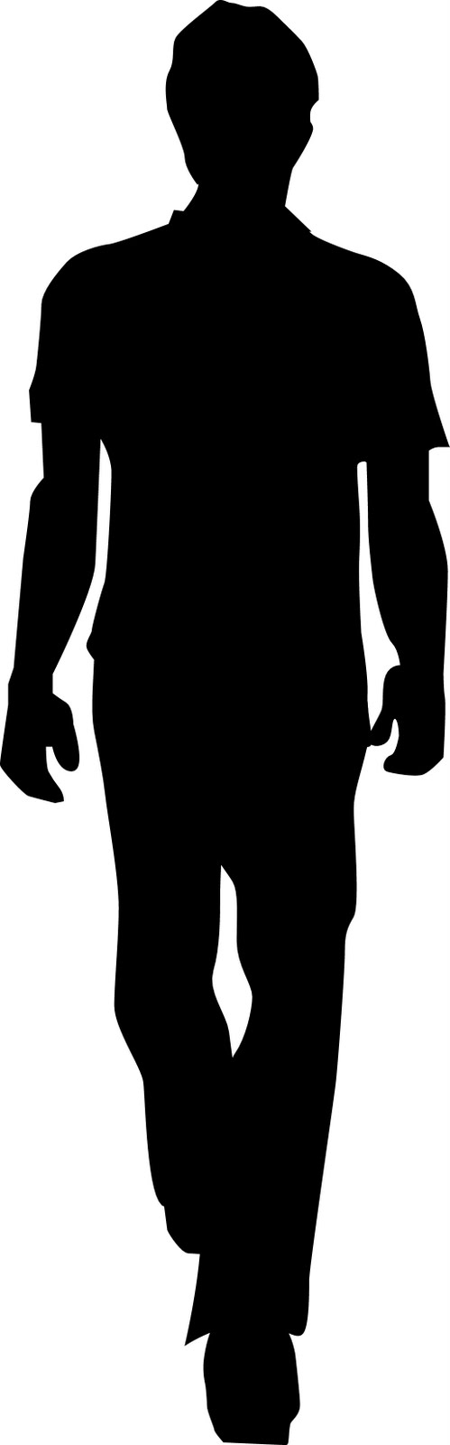 10 Walking Person Silhouette  - Person Walking Clipart