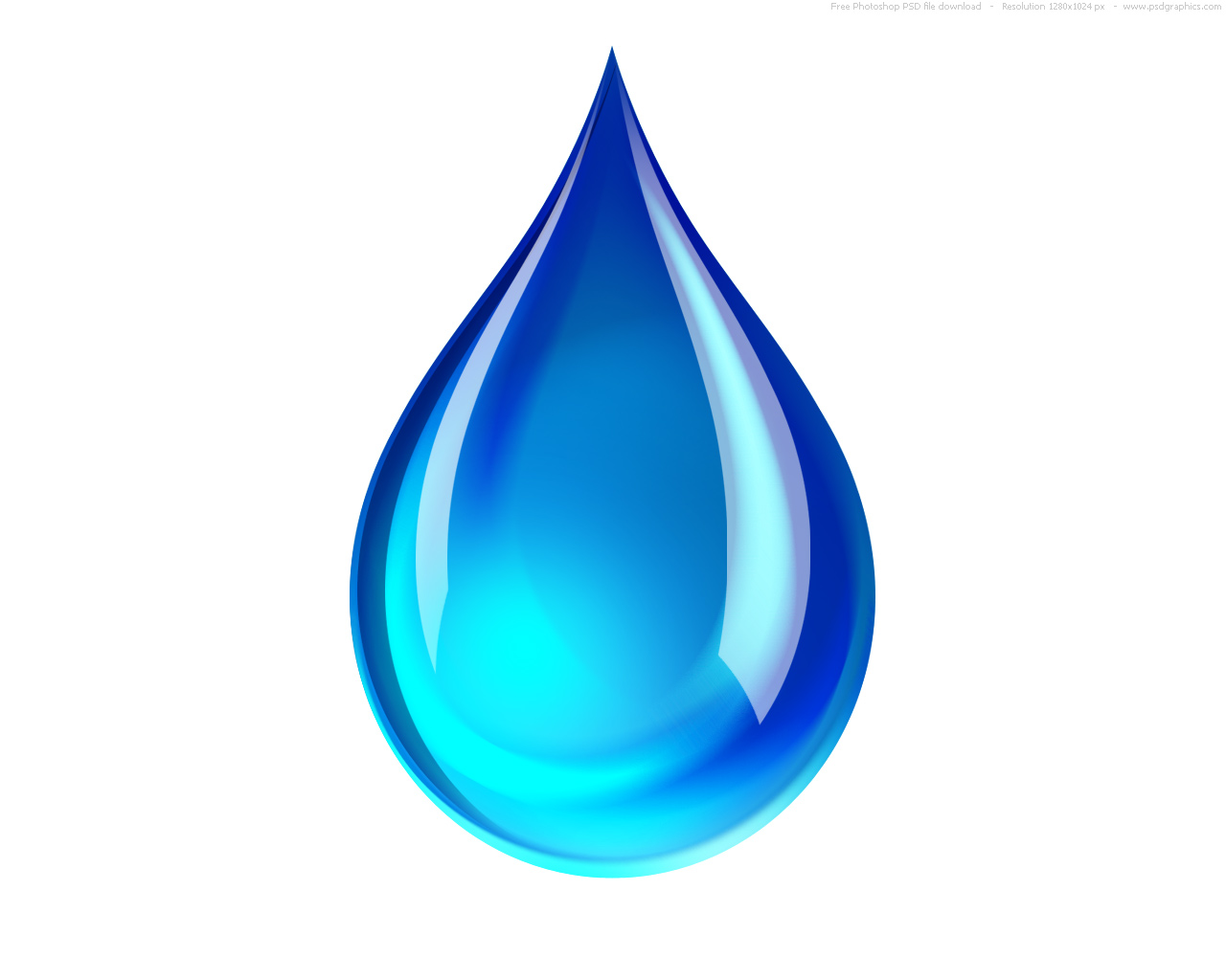 10 Water Drops Cartoon Free C - Clipart Of Water