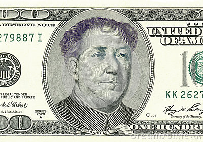 100 Dollar Bill With Franklin Converted Into Maophotoshop Composition