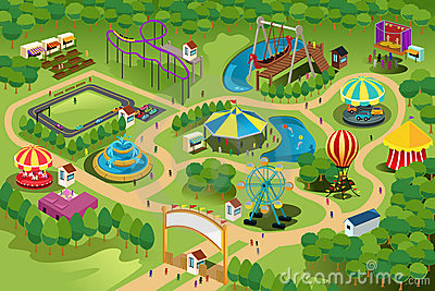1000  images about amusement park on Pinterest | Vector icons, Design cards and Set of