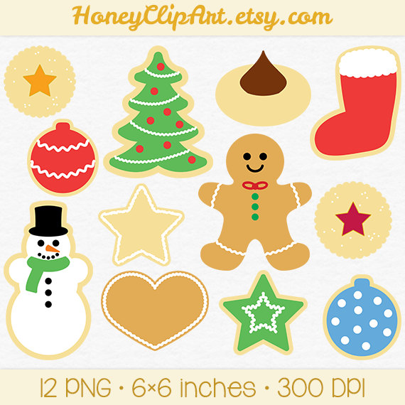 1000  images about Christmas  - Christmas Cookie Clip Art