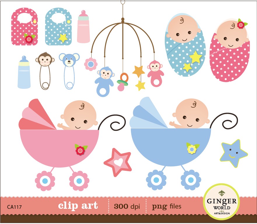 Baby Shower Clip art Images. 