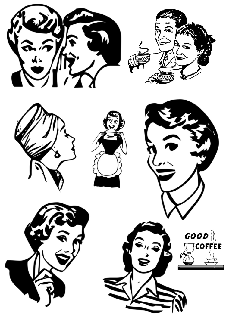 1000  images about Retro CLip Art on Pinterest | Antiques online, Advertising and Vintage