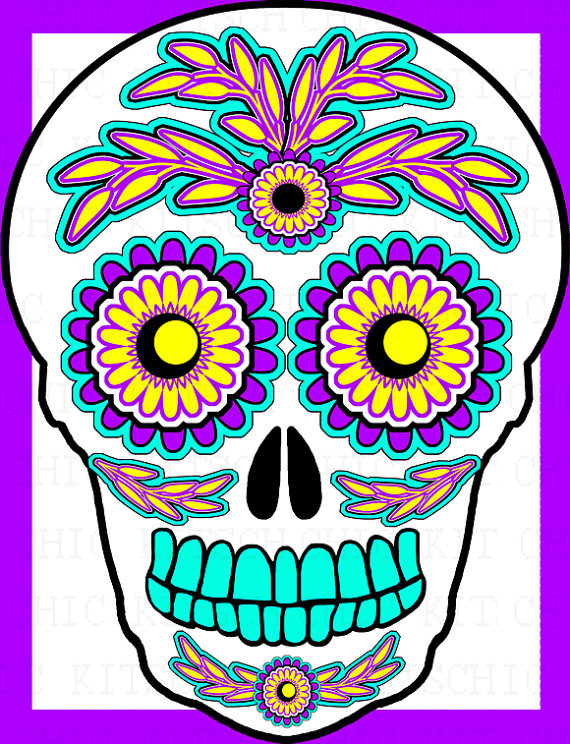 1000  images about sugar skulls on Pinterest | Sugar skull design, Clip art and Graphics